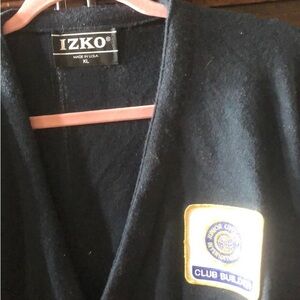 Vintage Navy Civitan Club builder cardigan sweater in size XL